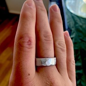 Handmade Size 9 aluminum ring